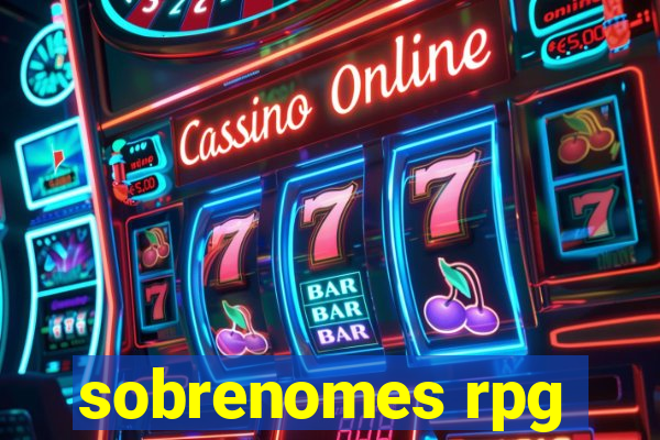 sobrenomes rpg